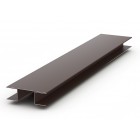 Н-профиль для сайдинга металический коричневый 8017  (3 метр)